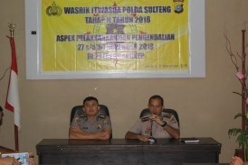 TIM WASRIK ITWASDA POLDA SULTENG KUNJUNGI POLRES BANGKEP